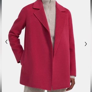 Theory Sileena Coat in Double-Face Wool-Cashmere - Size XP